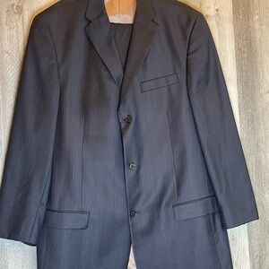 Claiborne Charcoal Gray Men's Suit